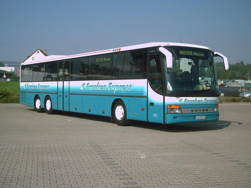Franken Express Setra 319 Ul Im Sept 2009 Ulibus Startbilder De